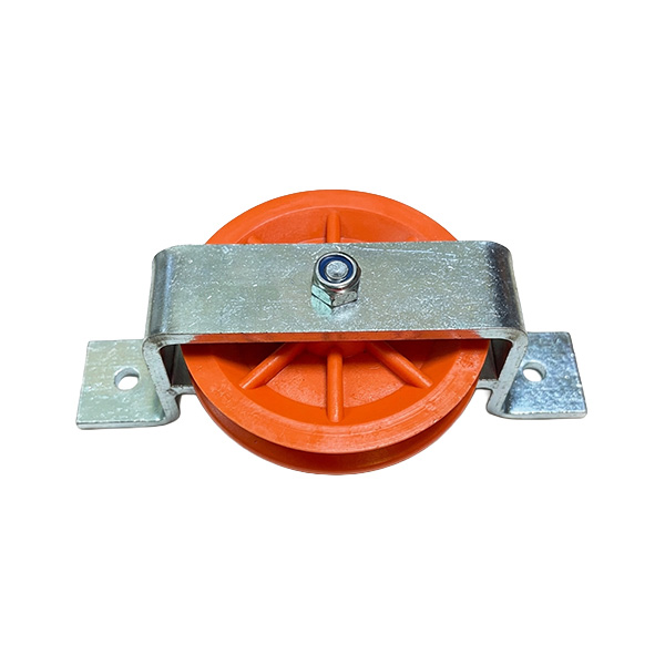 Poultry Feeding and Drinking Line Plastic Flat Pulley Ø90mm