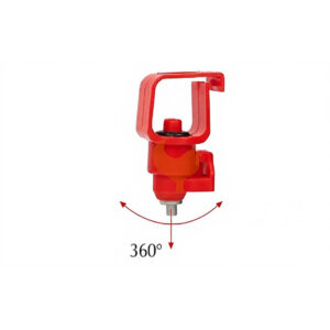 Square Pipe Clamp Nipple 360°